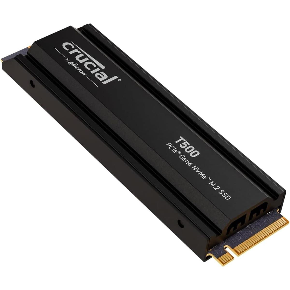 Crucial M.2 NVMe SSD T500 Pro 1TB Gen4 with Heatsink Crucial M.2 NVMe SSD T500 Pro 1TB Gen4 with Heatsink